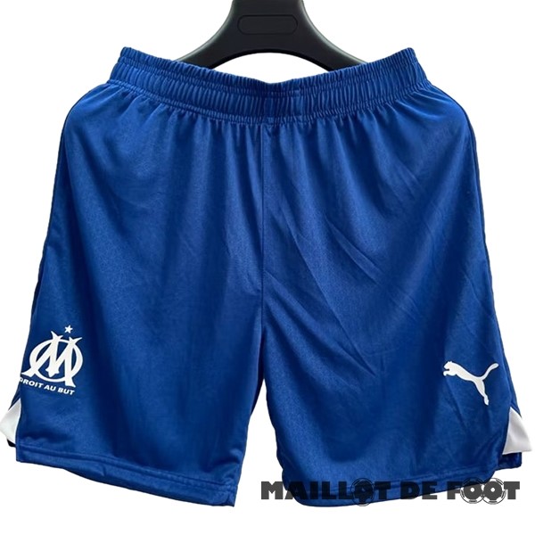 Foot Maillot Pas Cher Exterieur Joueurs Pantalon Marsella 2023 2024 Bleu
