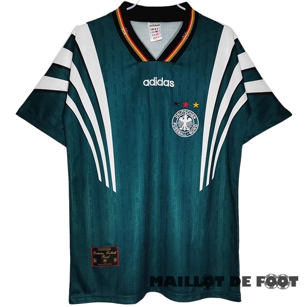 Foot Maillot Pas Cher Exterieur Maillot Allemagne Retro 1996 Vert