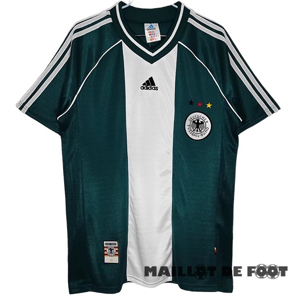 Foot Maillot Pas Cher Exterieur Maillot Allemagne Retro 1998 Vert