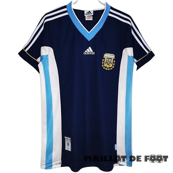 Foot Maillot Pas Cher Exterieur Maillot Argentine Retro 1998 Bleu