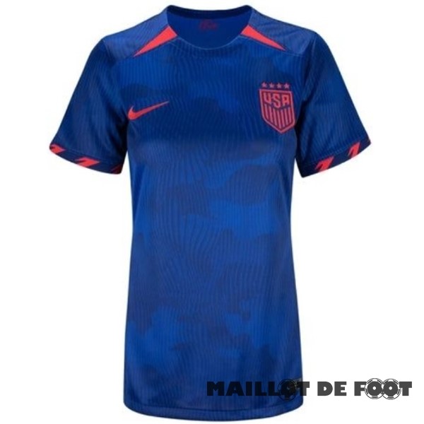 Foot Maillot Pas Cher Exterieur Maillot Femme États-Unis 2023 Bleu