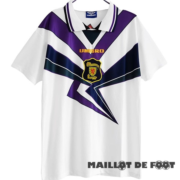 Foot Maillot Pas Cher Exterieur Maillot Écosse Retro 1994 1996 Blanc