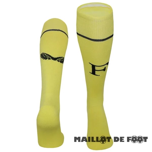 Foot Maillot Pas Cher Fourth Chaussette Enfant Feyenoord Rotterdam 2023 2024 Jaune