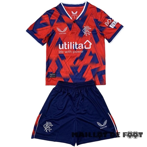 Foot Maillot Pas Cher Fourth Conjunto De Enfant Rangers 2023 2024 Rouge