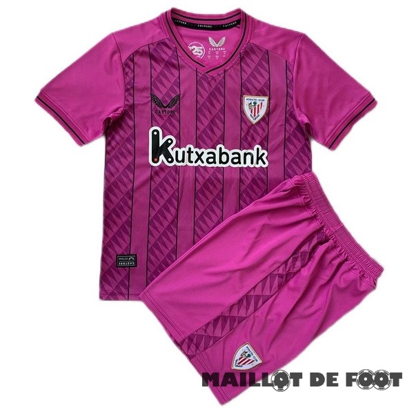 Foot Maillot Pas Cher Gardien Conjunto De Enfant Athletic Bilbao 2023 2024 Purpura