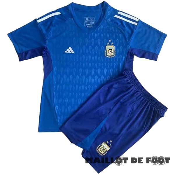 Foot Maillot Pas Cher Gardien Conjunto De Homme Argentine 2023 Bleu