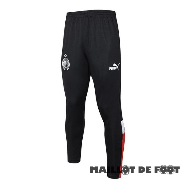 Foot Maillot Pas Cher Pantalon Deportivos AC Milan 2023 2024 Noir Rouge Blanc