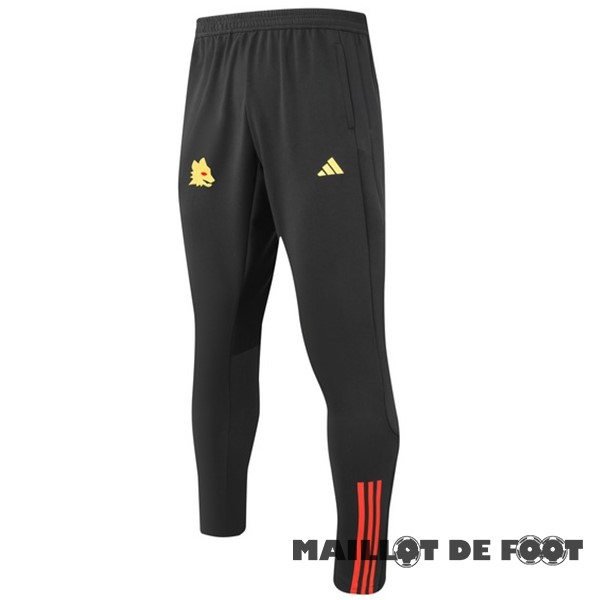 Foot Maillot Pas Cher Pantalon Deportivos AS Roma 2023 2024 Noir Rouge