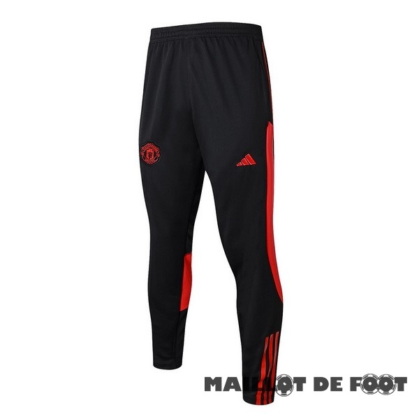 Foot Maillot Pas Cher Pantalon Deportivos Manchester United 2023 2024 Noir Rouge