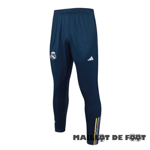 Foot Maillot Pas Cher Pantalon Deportivos Real Madrid 2023 2024 Bleu Marine Blanc