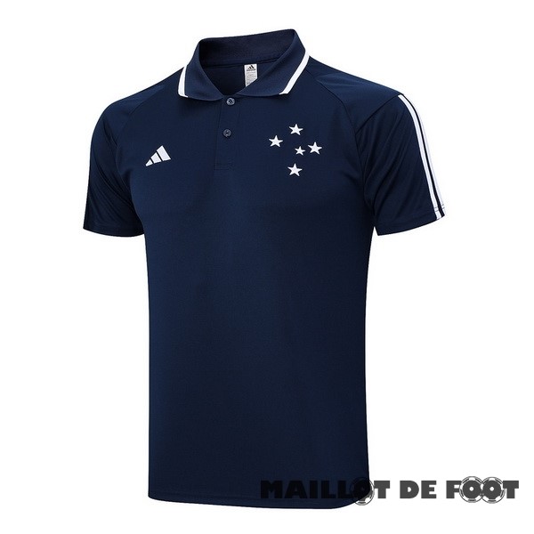 Foot Maillot Pas Cher Polo Cruzeiro 2023 2024 Bleu Marine