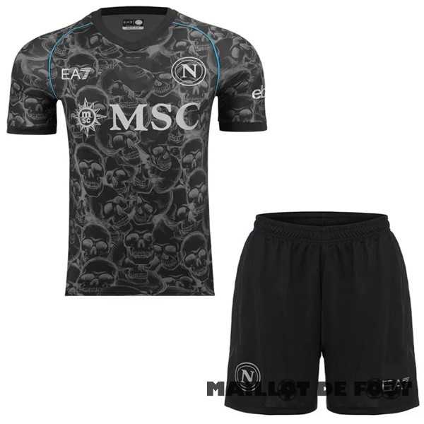 Foot Maillot Pas Cher Spécial Conjunto De Homme Napoli 2023 2024 Noir