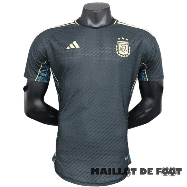 Foot Maillot Pas Cher Spécial Joueurs Maillot Argentine 2024 Noir Vert