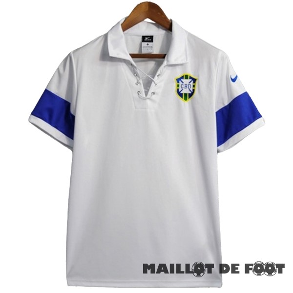 Foot Maillot Pas Cher Spécial Maillot Brésil Retro 2004 Blanc