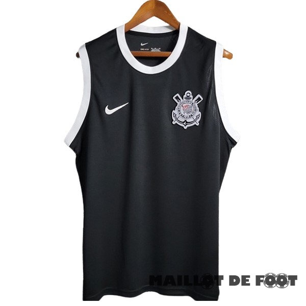 Foot Maillot Pas Cher Spécial Maillot Sans Manches Corinthians Paulista 2023 2024 Noir