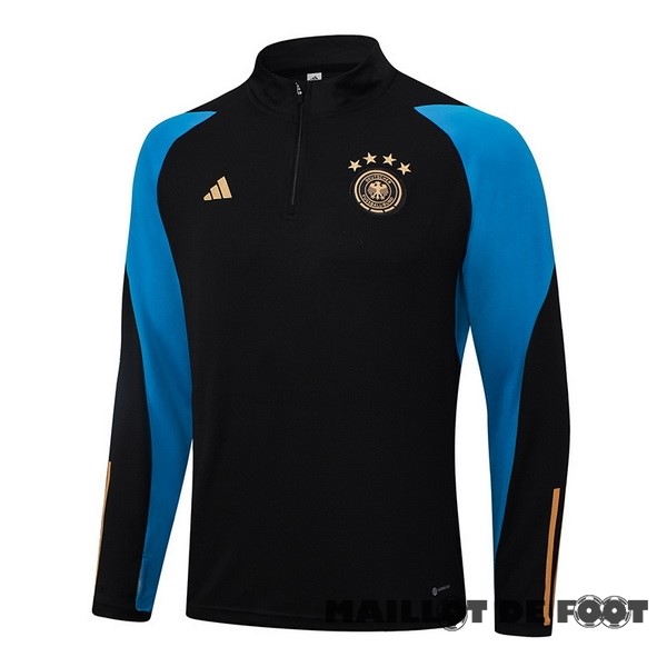 Foot Maillot Pas Cher Sudadera Entrainement Allemagne 2023 Noir I Bleu