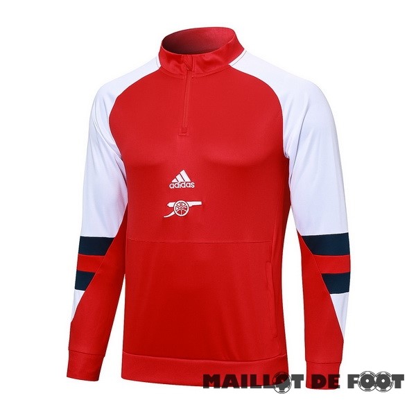 Foot Maillot Pas Cher Sudadera Entrainement Arsenal 2023 2024 Rouge Blanc Bleu