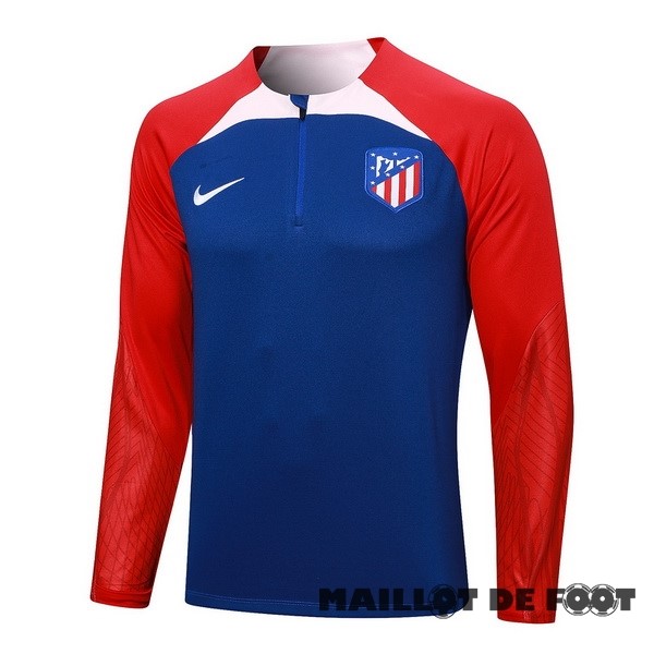 Foot Maillot Pas Cher Sudadera Entrainement Atlético Madrid 2023 2024 Bleu Rouge Rose