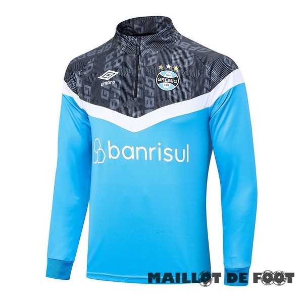 Foot Maillot Pas Cher Sudadera Entrainement Grêmio 2023 2024 Bleu Noir