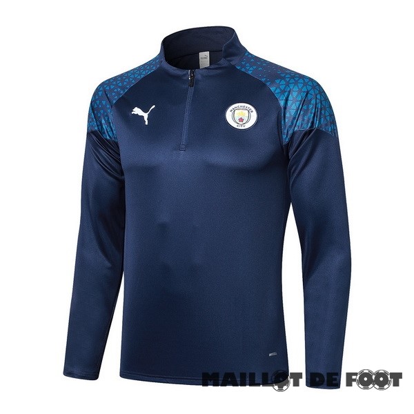 Foot Maillot Pas Cher Sudadera Entrainement Manchester City 2023 2024 Bleu Marine