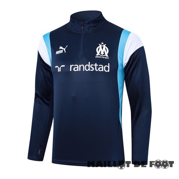 Foot Maillot Pas Cher Sudadera Entrainement Marsella 2023 2024 Bleu Blanc