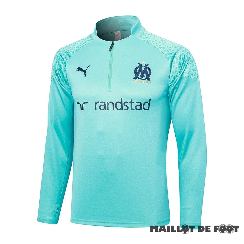 Foot Maillot Pas Cher Sudadera Entrainement Marsella 2023 2024 Bleu Vert