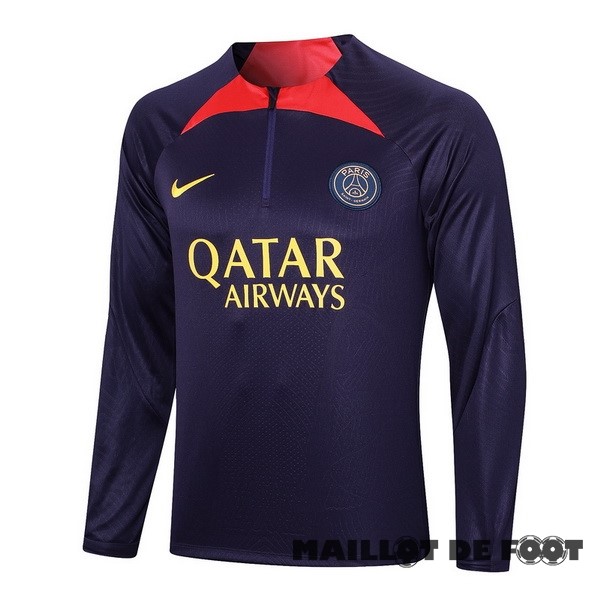 Foot Maillot Pas Cher Sudadera Entrainement Paris Saint Germain 2023 2024 Purpura Rouge