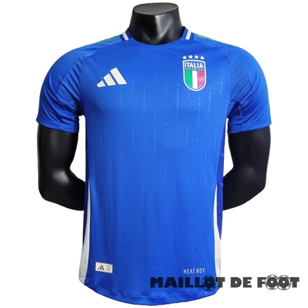 Foot Maillot Pas Cher Thailande Domicile Joueurs Concept Maillot Italie 2023 Bleu