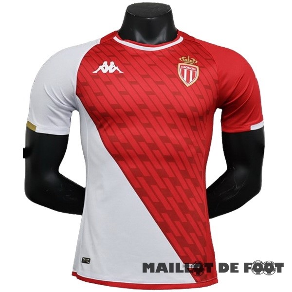 Foot Maillot Pas Cher Thailande Domicile Joueurs Maillot AS Monaco 2023 2024 Rouge Blanc