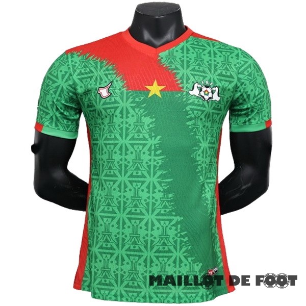 Foot Maillot Pas Cher Thailande Domicile Joueurs Maillot Burkina Faso 2024 Vert