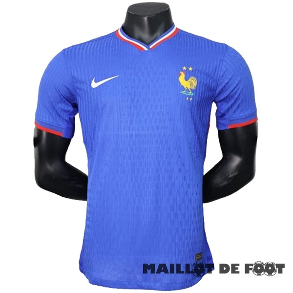 Foot Maillot Pas Cher Thailande Domicile Joueurs Maillot France 2024 Bleu