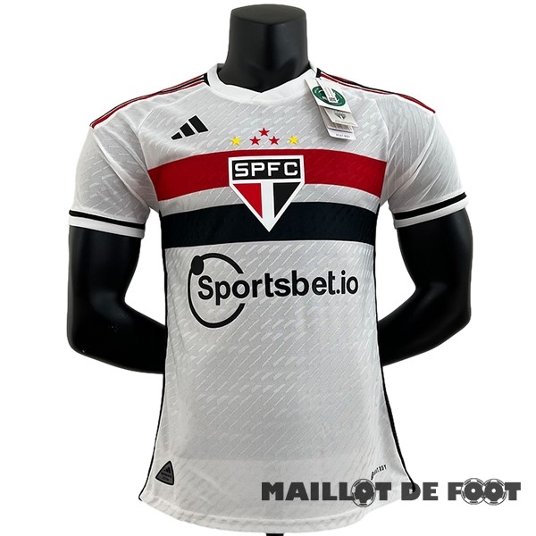 Foot Maillot Pas Cher Thailande Domicile Joueurs Maillot São Paulo 2023 2024 Blanc