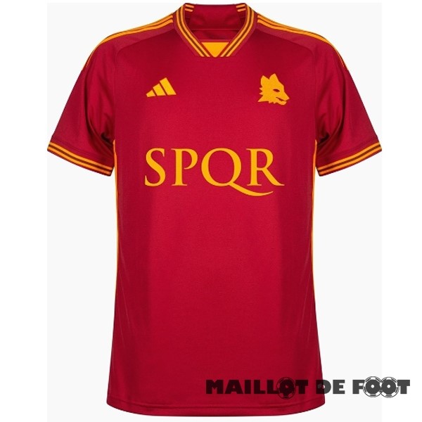 Foot Maillot Pas Cher Thailande Domicile Maillot As Roma 2023 2024 II Rouge