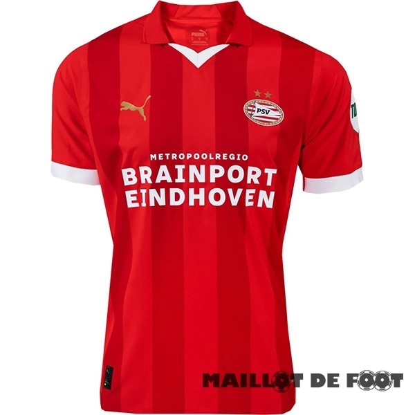 Foot Maillot Pas Cher Thailande Domicile Maillot Eindhoven 2023 2024 Rouge