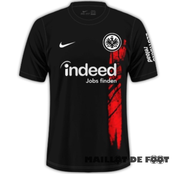 Foot Maillot Pas Cher Thailande Domicile Maillot Eintracht Frankfurt 2023 2024 Noir Rouge