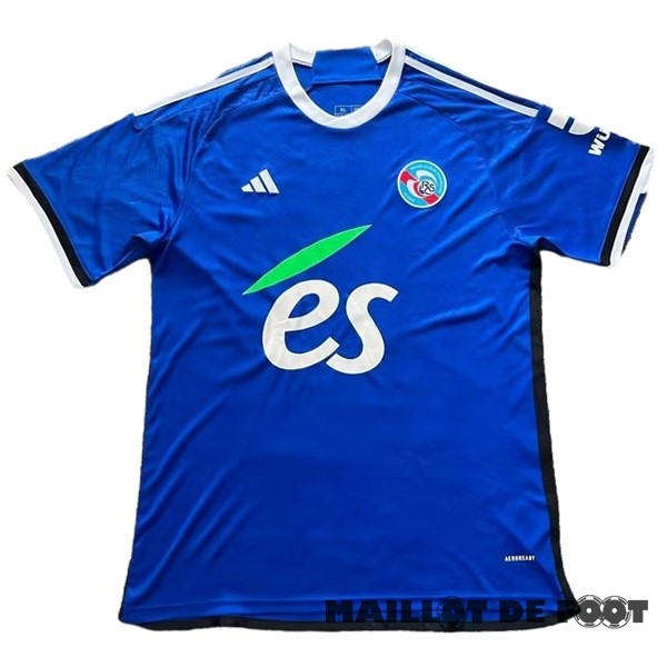 Foot Maillot Pas Cher Thailande Domicile Maillot Estrasburgo 2023 2024 Bleu