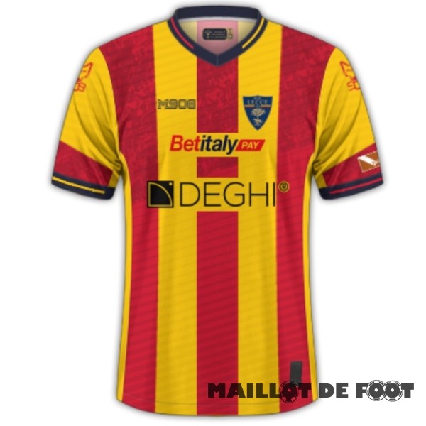 Foot Maillot Pas Cher Thailande Domicile Maillot Lecce 2023 2024 Jaune