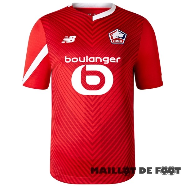 Foot Maillot Pas Cher Thailande Domicile Maillot Lille 2023 2024 Rouge