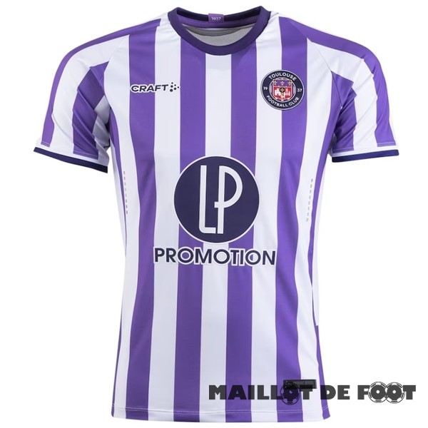 Foot Maillot Pas Cher Thailande Domicile Maillot Toulouse 2023 2024 Purpura Blanc