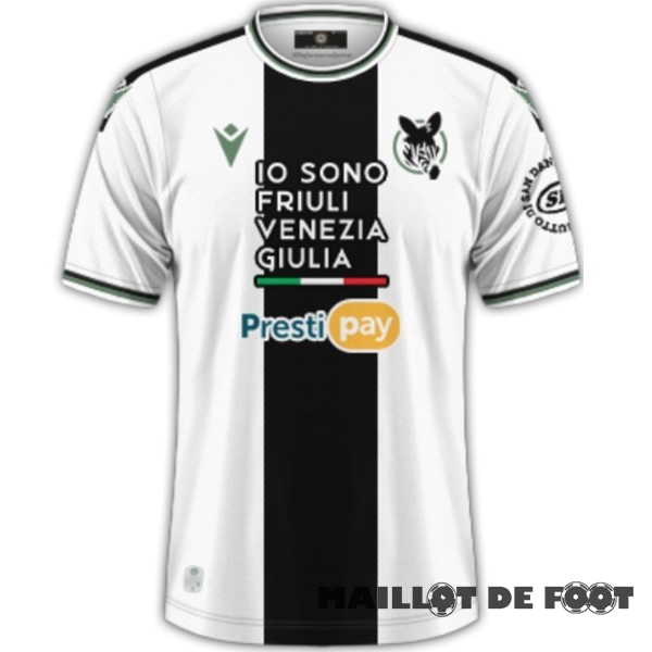 Foot Maillot Pas Cher Thailande Domicile Maillot Udinese 2023 2024 Blanc Noir