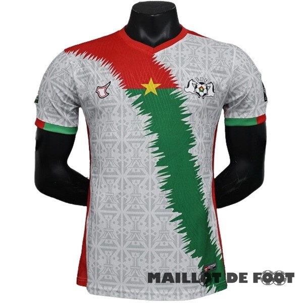 Foot Maillot Pas Cher Thailande Exterieur Joueurs Maillot Burkina Faso 2024 Blanc