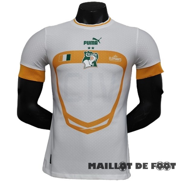 Foot Maillot Pas Cher Thailande Exterieur Joueurs Maillot Côte d'Ivoire 2022 Blanc