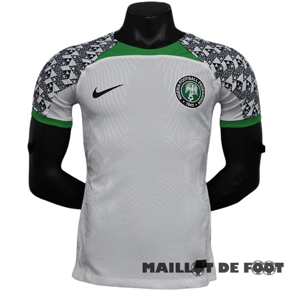 Foot Maillot Pas Cher Thailande Exterieur Joueurs Maillot Nigeria 2022 Blanc