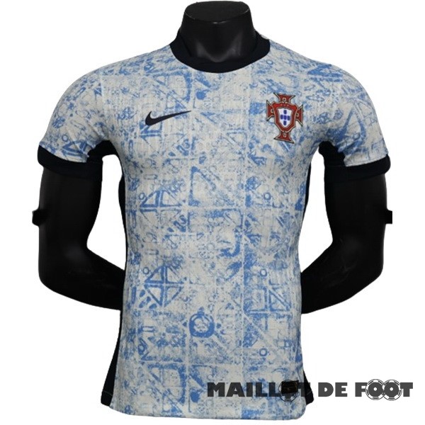 Foot Maillot Pas Cher Thailande Exterieur Joueurs Maillot Portugal 2024 Bleu