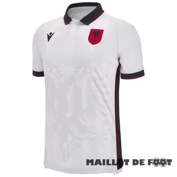 Foot Maillot Pas Cher Thailande Exterieur Maillot Albanie 2023 Blanc