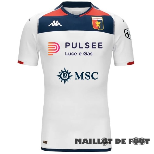 Foot Maillot Pas Cher Thailande Exterieur Maillot Genoa 2023 2024 Blanc