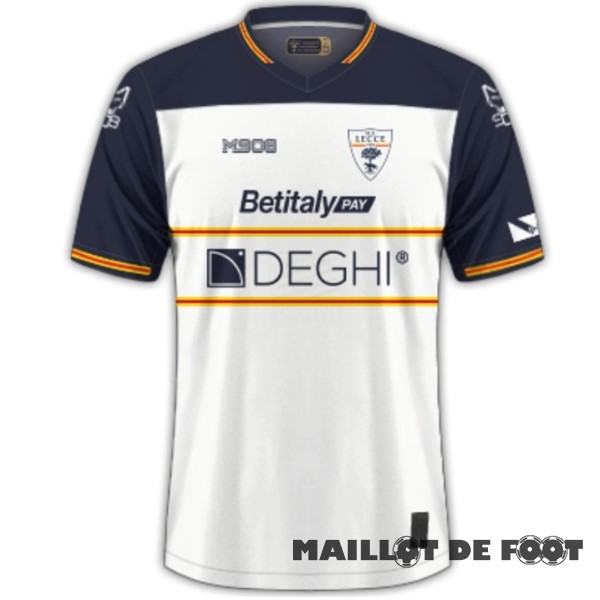 Foot Maillot Pas Cher Thailande Exterieur Maillot Lecce 2023 2024 Blanc