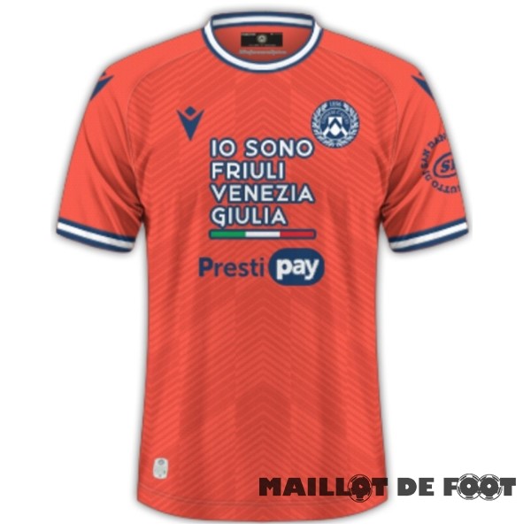 Foot Maillot Pas Cher Thailande Exterieur Maillot Udinese 2023 2024 Orange