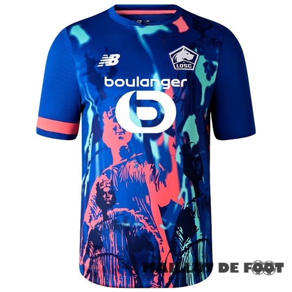 Foot Maillot Pas Cher Thailande Fourth Maillot Lille 2023 2024 Bleu