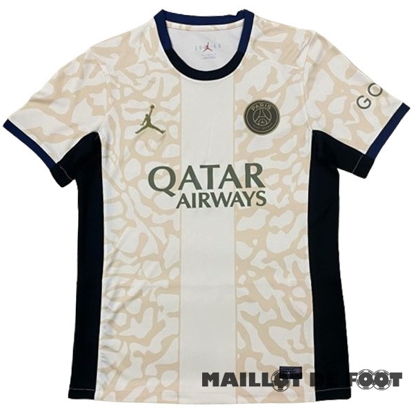 Foot Maillot Pas Cher Thailande Fourth Maillot Paris Saint Germain 2023 2024 Jaune